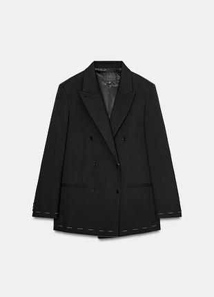 Оригинальный жакет оверсайз zara 6