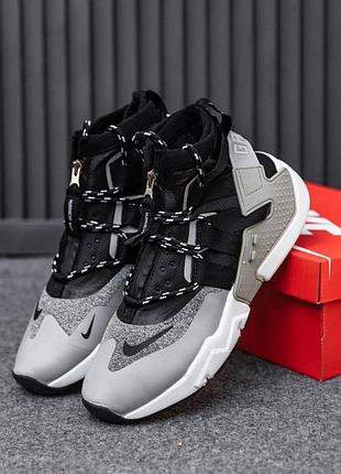 Кросівки чоловічі nike air huarache gripp atmosphere grey black