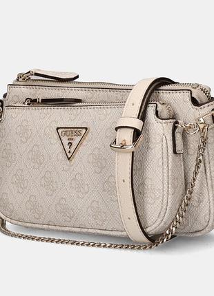 Сумка жіноча guess через плече, бежева