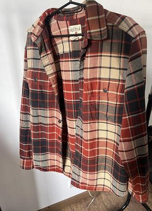 Чоловіча сорочка red head brand co. в клітинку