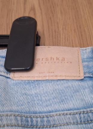 Голубые джинсы-клеш bershka 4