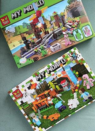 Продаж комплектом конструктори minecraft, стан нових, не складались.