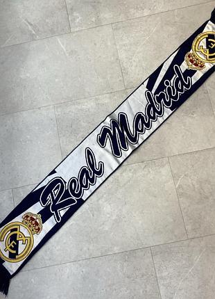 Вінтажний шарф реал мадрид іспанія футбол vintage real madrid spain football soccer scarf