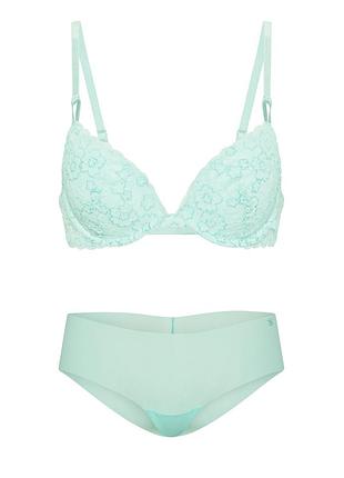 Комплект білизни victoria's secret бюст push-up і трусики чики