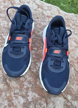 Кросівки чоловічі nike сині з помаранчевим, розмір 40