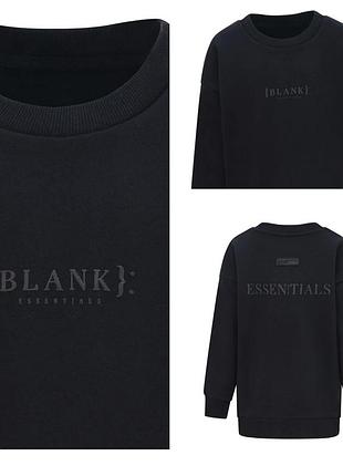 Оригінальний світшот {blank} essentials black 13 років