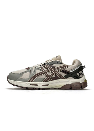 Чоловічі кросівки asics gel-kahana 8 big size gtx gore-tex beige grey brown