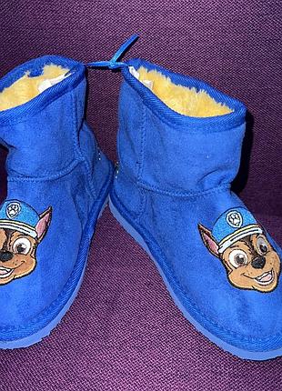 Теплі угги для хлопчика paw patrol розмір: 31 розмір (устілка 20 см.)