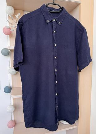 Лляна теніска gant, 100% льон 3