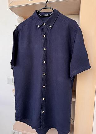 Лляна теніска gant, 100% льон 4