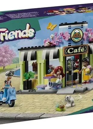 Конструктор для дівчинки lego friends кавʼярня хартлейк-сіті 42618