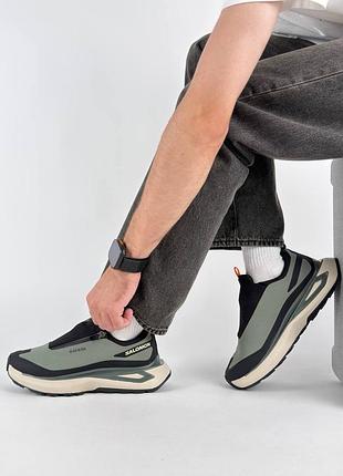 Водонепроникні кросівки salomon odyssey elmt advanced gtx olive black beige