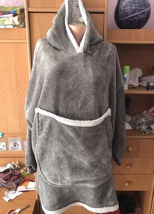 Меховушка, плюшева туника, кофта, худи, 2-3xl. primark