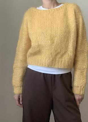 Мʼякий мохеровий джемпер від h&m, розмір 38