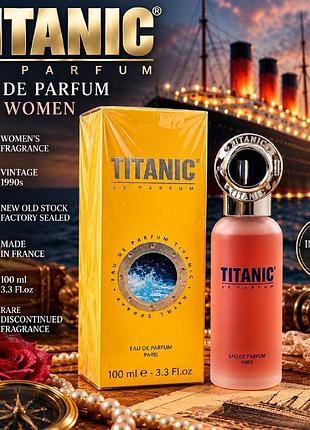 Винтажная французская парфюмированная вода titanic le parfum eau de parfum