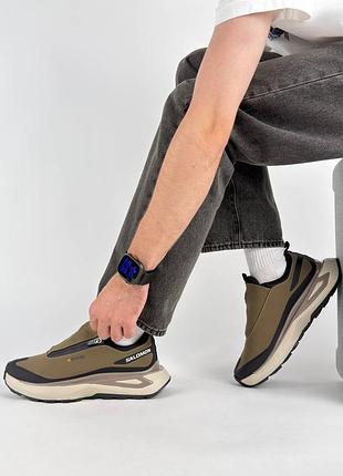 Водонепроникні кросівки salomon odyssey elmt advanced gtx coyote black beige