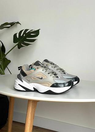 😍 женские кроссовки nike m2k tekno grey lacquer 4