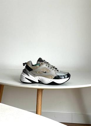 😍 женские кроссовки nike m2k tekno grey lacquer 7
