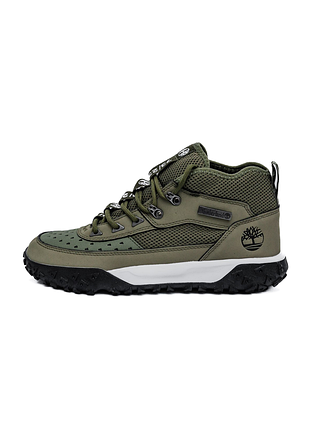 Мужские кроссовки timeberland greenstride motion 6 waterproof mid olive white
