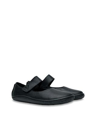 Туфлі для дітей vivobarefoot addis wyn kids чорні шкіряні