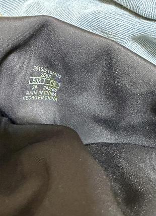 Джинсовые сапоги ботфорты zara 6