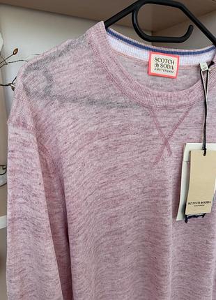 Лляний джемпер scotch&soda, розмір m 4