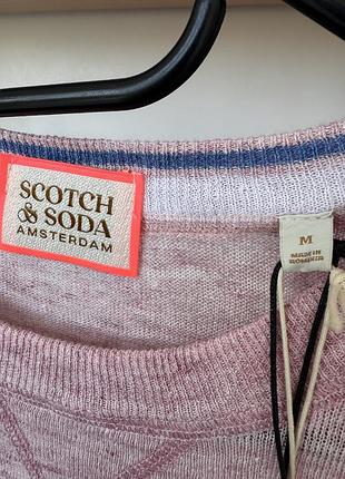 Лляний джемпер scotch&soda, розмір m 5