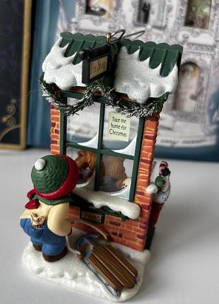 Новорічна іграшка hallmark keepsake ornament christmas windows 2005 pet shop