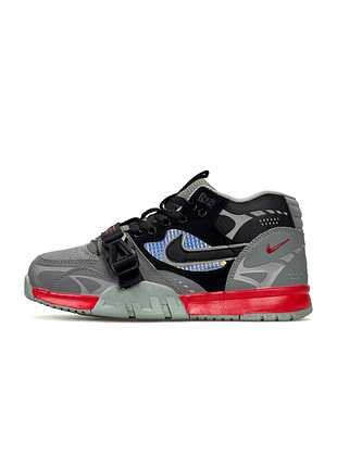 Мужские кроссовки nike air trainer 1 sp utility grey black coral