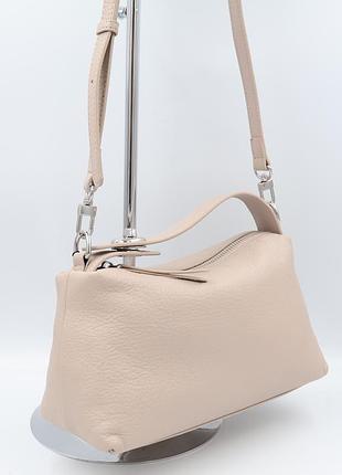 Сумка жіноча шкіряна polina &amp; eiterou l6067 beige