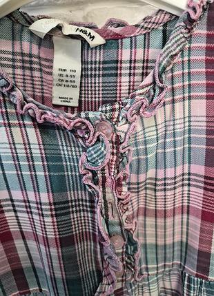 Платье в клетку h&amp;m 3