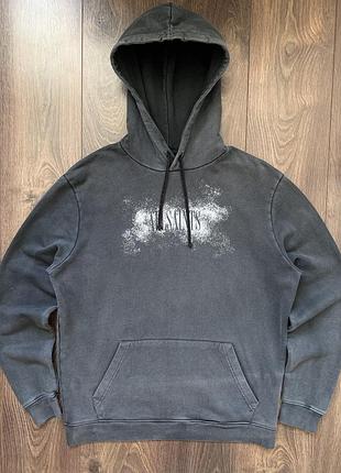 Худі allsaints shadow stumb washed hoodie оригінал