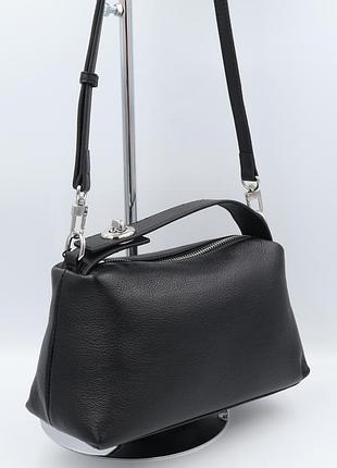 Сумка женская кожаная polina & eiterou l6067 black