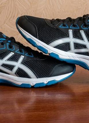 Кросівки чоловічі asics gel-contend 7 чорні з синім
