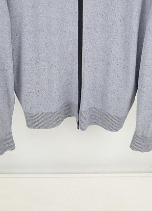 Чоловіча лляна кофта stone island full zip 3