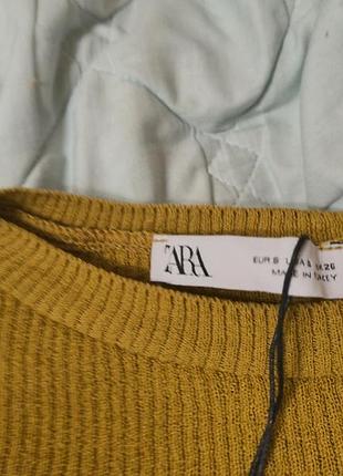 Новое трикотажное платье zara 5