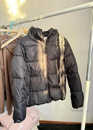 Куртка для підлітків h&m демісезонна чорна