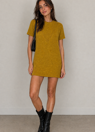 Новое трикотажное платье zara