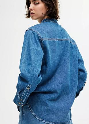 Рубашка джинсовая от h&amp;m,р.л 2