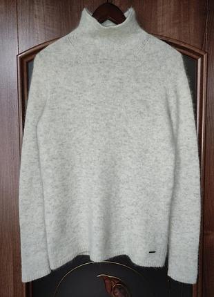 Вовняний / альпаковий светр / гольф calvin klein jeans (вовна, альпака)
