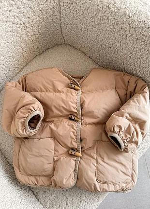 Пухова курточка zara дитяча