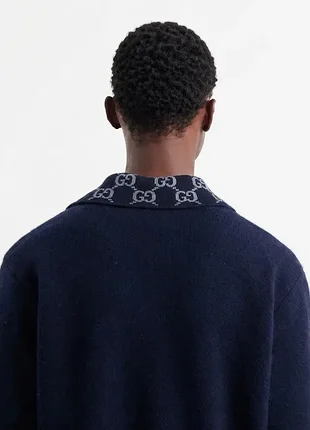 Соуп свитер gucci zip jacket - blue 4
