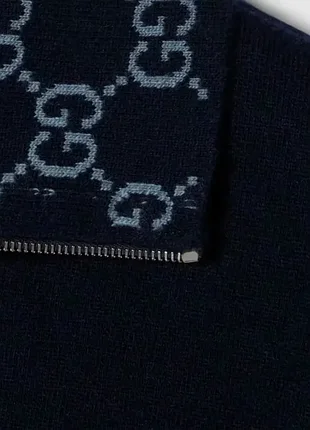Соуп свитер gucci zip jacket - blue 2