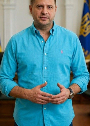 Ralph lauren blake чоловіча сорочка xl блакитна 100% бавовна — великий розмір, преміальна класика