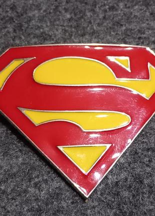 Пряжка для ременя superman (супермен dc comics), металева емблема.