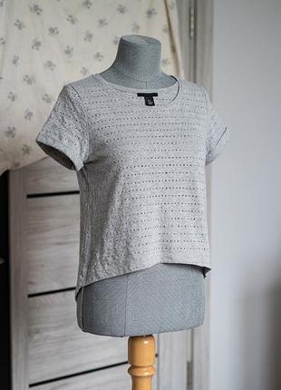 Топ жіночий h&m сірий з перфорацією