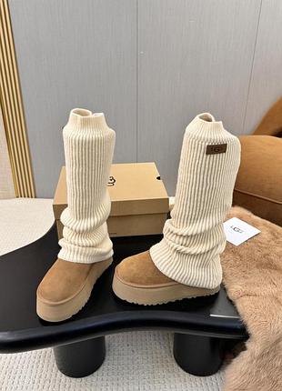Уггі ugg classic mini dipper legwarmer з панчохами