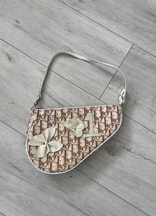 Сумки для жінок christian dior 2002 girly trotter saddle bag