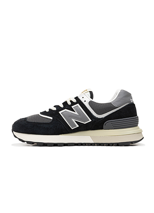 Мужские кроссовки new balance 574 legacy black grey