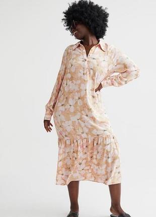 Платье в цветочный принт от h&amp;m 2